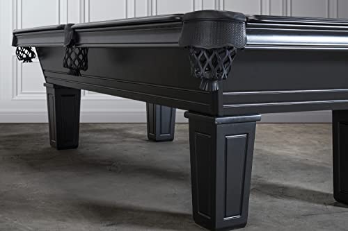 Empire USA - Corona Slate Pool Table W/Premium Billiards Accessories - (7FT and 8FT,Stain Black) - size: 7FT Without Installation