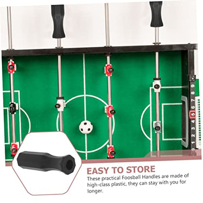 BESPORTBLE 8Pcs Foosball Handles Replacement for Table Football Machines Durable Non Slip Grip for Professional Table Soccer Compatible with