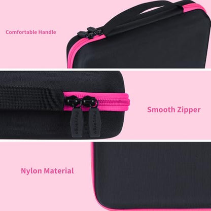 Case Compatible for 12 Darts, Holds Darts and Extra Accessories - color: Black+Pink