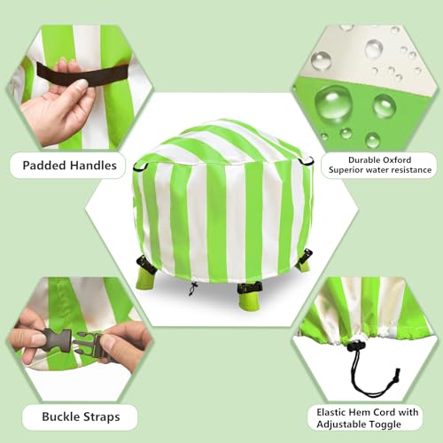 Water Table Cover Spiralin' Seas Waterpark Outdoor Sand Water Play Table Cover 34X34X18 inch-(Cover only)-Green - color: Green