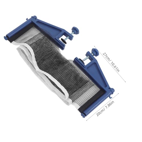 Portable Table Tennis Net and Post Set Thickened Mesh with Clamps for Indoor Outdoor Use Easy Installation Pingpong Barrier for Family Fun and Professional Training