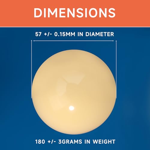 GSE Games & Sports Expert 2-1/4" Regulation Size Magnetic Pool Cue Ball. Standard Billiard Coin-Operated Cue Ball for Coin Operated Billiard Pool Tables (1-Pack/16-Pack) - style: Box of 16 Magnetic Cue Ball