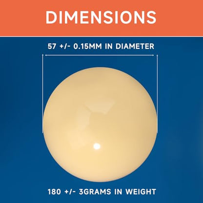 GSE Games & Sports Expert 2-1/4" Regulation Size Magnetic Pool Cue Ball. Standard Billiard Coin-Operated Cue Ball for Coin Operated Billiard Pool Tables (1-Pack/16-Pack) - style: Box of 16 Magnetic Cue Ball