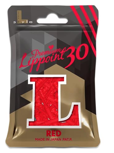 L-style Premium Lippoint 30 - Soft Tip Dart Points - Extra Long - color: Red
