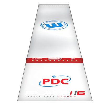 WINMAU Dart Mat with Throw Line for Soft Tip and Steel Tip - Available in Outshot and Clearzone Style - style: Clearzone