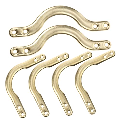 VICASKY Billiard Net Corner Supports Set of 6 Iron Material Sturdy Billiards Equipment for Pool Table Drop Ball Nets Essential Accessories for Game Room