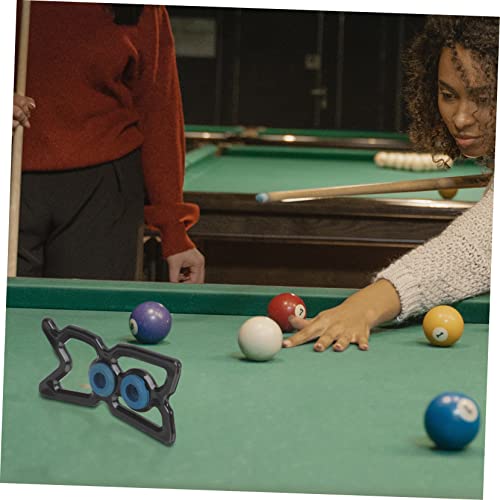 Toddmomy Billiards Rack Snooker Bridge Head Cue Holder Easy to Install Remove Fit for Nine Ball Pool Table