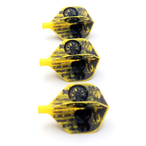 CUESOUL TERO AK4 Dart Flight Standard Shape/Shield Shape/Diamond Shape - color: Standard Shape-Yellow Motor