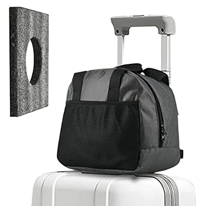 Single Ball Bowling Bag, 1 Ball Bowling Tote With Padded Ball Holder, Mesh Pocket, Padded Handle