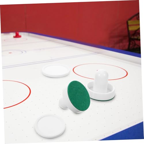 Toddmomy Air Hockey Air Hockey Pucks Ice Hockey Pushers Table Ice Hockey Supplies Ice Hockey Paddles Hockey Table