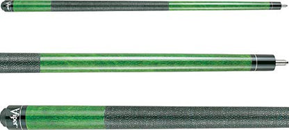 Viper Elite 58" 2-Piece Billiard/Pool Cue - color: Evergreen, size: 21-Ounce