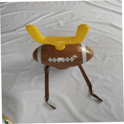 NOLITOY Inflatable Ring Toss Hat Fun Throwing Game for Adults PVC Material Easy Inflate and Fold Outdoor and Indoor Educational Plaything to Enhance Motor Skills and Coordination