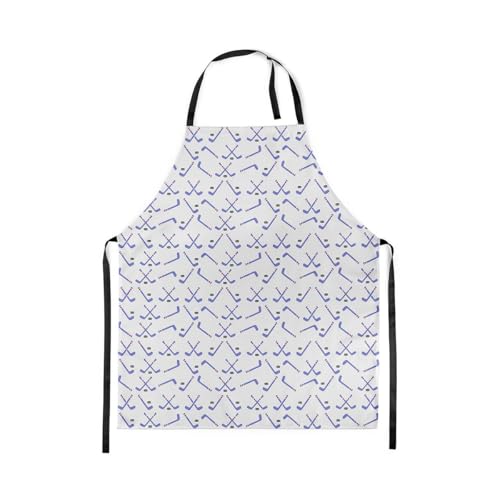 Manfei Volleyball Kids Kitchen Apron - color: Blue White