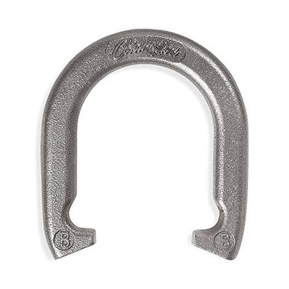 Champion Sports Horseshoe Set: Traditional Outdoor Lawn Game includes Four Professional Solid Steel Horseshoes with Solid Steel Stakes & Carrying Storage Case - style: Classic Set