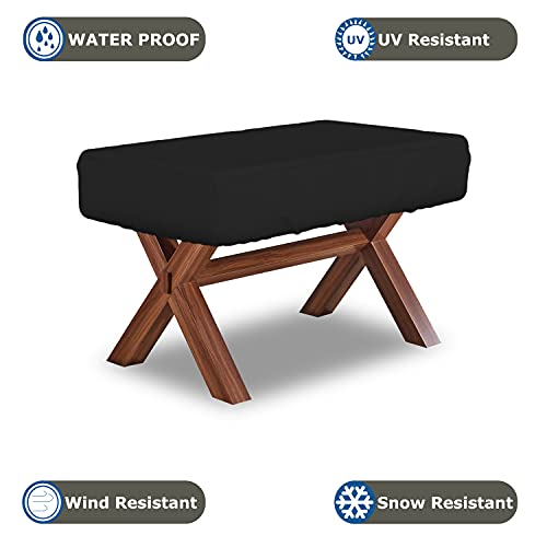 Covers & all Foosball Table Cover 18 Oz Waterproof - 100% Weather Resistant Outdoor Game Table Cover with Elastic at 4 Sides (63"W x 45"D x 19.7"H, Black) - color: Black, size: 63"W x 45"D x 19.7"H