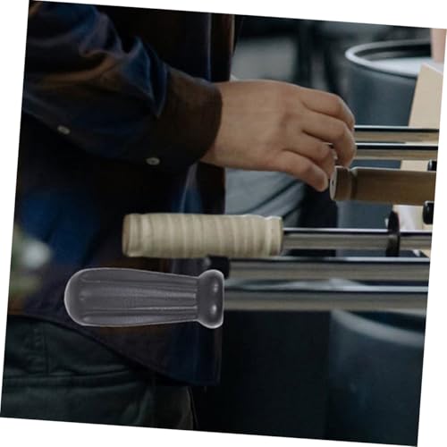 Toddmomy 2pcs Foosball Table Grip Handles Plastic Replacement for Table Soccer Game Compact Design for Home Office Use Fits Rods Foosball Accessories