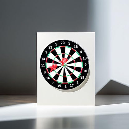 Miniature Magnetic Dartboard Sets (2 Pack): Includes 2 Boards & 4 Darts for Dollhouse Game Room, Bar Scene Decor, Adult Collector Fun