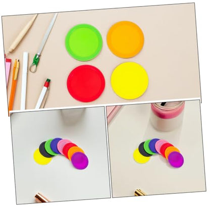 UPKOCH 8pcs Heavy Duty Air Hockey Pucks Replacement Set Accessories for Home and Professional Table Games for Boy Girl and Adults