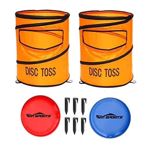 Outdoor Games Folding Disc Toss Game Set Classic Disc Toss,for Back Yard, Beach, Park, Tailgates