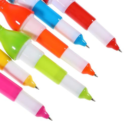 15 Pack Bowling Pin Ballpoint Set Writing Pens for Students Kids School Supplies Signing for Halloween Party Favors Bulk