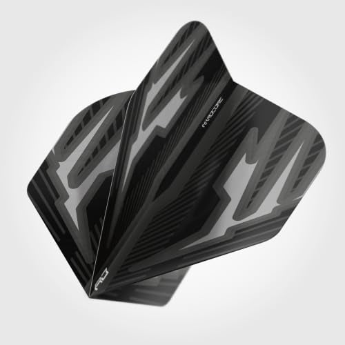 RED Dragon Dart Flight & Stems Combo - 4 Sets of Standard Flights and 4 Sets of Medium VRX Stems Per Pack