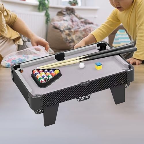 predolo Kids Mini Pool Table Billiards Game Table Accessories Lightweight Portable