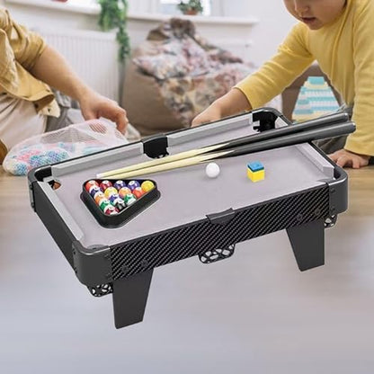 predolo Kids Mini Pool Table Billiards Game Table Accessories Lightweight Portable