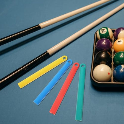 Beaupretty 4pcs Pool Cue Hangers Rubber Billiard Cue Holder Wall-mounted Pool Stick Storage Rack with Screws for Indoor Recreation Room Organization