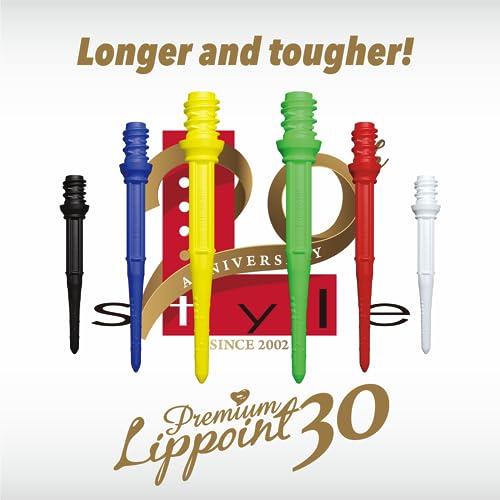 L-style Premium Lippoint 30 - Soft Tip Dart Points - Extra Long - color: White