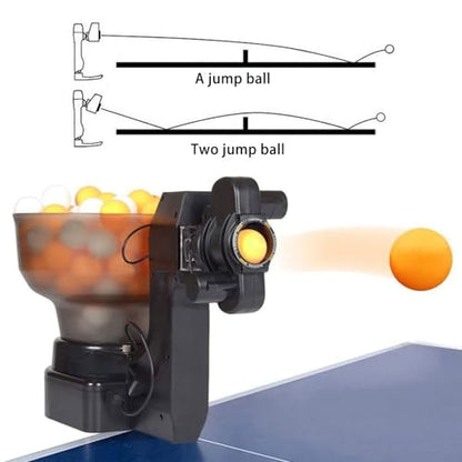 Ping Pong Robot Machine with 36 Different Spin Balls Table Tennis Robots Automatic Ball Machine for Training - color: Ping Pong Robot