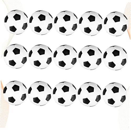 Happyyami 15pcs Replacement Foosball Table Balls Mini Tabletop Soccer Game Balls for Boys and Girls