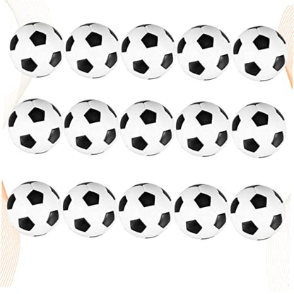 Happyyami 15pcs Replacement Foosball Table Balls Mini Tabletop Soccer Game Balls for Boys and Girls