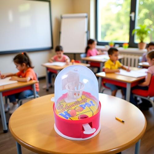 Mini Finger Basketball Shooting Game, Basketball Party Favors, Mini Handheld Desktop Table Basketball Game for Development Educational for Reduce Stress Killing Time Basketball Games