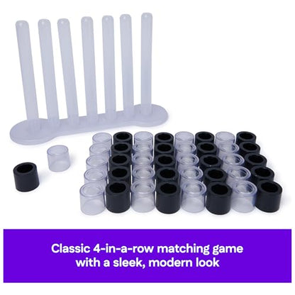 Spin Master Games, Cardinal Classics Four in a Row, Classic Board Game, Modern Coffee Table Décor, 2 Players, for Ages 8 & Up - size: One Size, style: Four in a Row Game