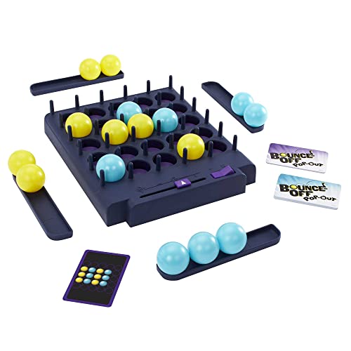 Mattel Games Bounce-Off Pop-Out Party Game for Family, Teens, Adults and Game Night, Balls Go Flying, No Batteries Required