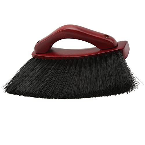 Pool Table Brush Soft Billiard Table Cleaning Ergonomic Handle Arc Shaped for Rail Corner Felt Cloth