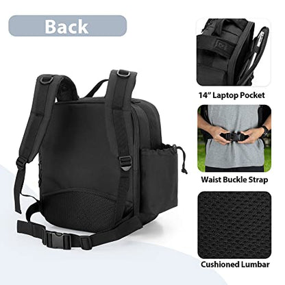 DSLEAF Cornhole Backpack Holds 16-24 Cornhole Bags, Cornhole Patch Bag with Padded Shoulder Straps and Extra Pockets for Tossing Games (Patent Design)