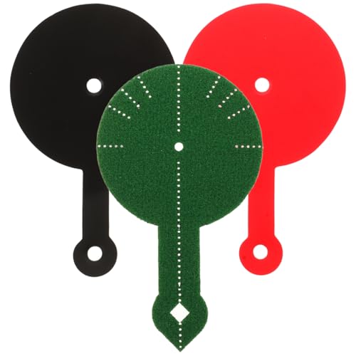 Yardwe Billiard Aim Trainer Pad Set 3Pcs Pool Table Aiming Practice Tool Accurate Billiard Aim Aid for 8 Ball and 9 Ball Players