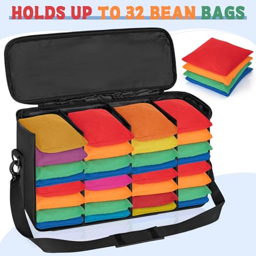 Cornhole Bag Carrying Case Holds Regulation Sized Professional Cornhole Bags - size: Holds 32 cornhole bags