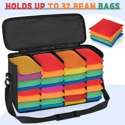 Cornhole Bag Carrying Case Holds Regulation Sized Professional Cornhole Bags - size: Holds 32 cornhole bags