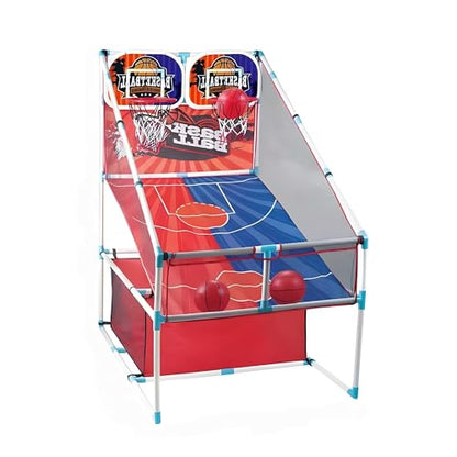 Basketball Arcade Game, Kids Double Basketball Hoop with Balls & Pump, Fun Sports Game for Boys Girls, Gift for Kids Ages 4+