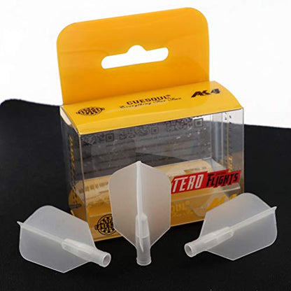 CUESOUL TERO AK4 Dart Flight Standard Shape/Shield Shape/Diamond Shape - color: Slim shape-Transparent