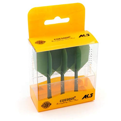 CUESOUL ROST Integrated Dart Shaft and Dart Flight Standard/Slim/Diamond/Big Wing/Tear/Diamond - color: 28mm-Big Wing Shape-Green