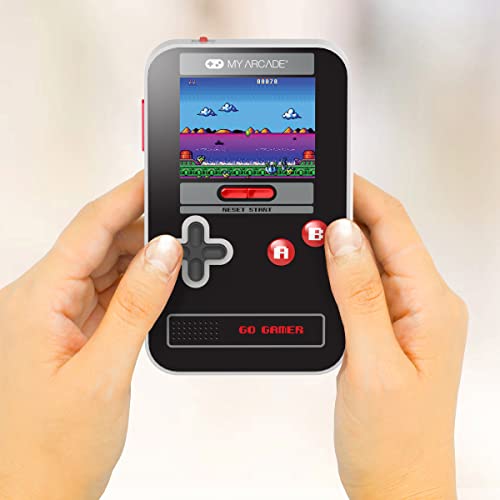 My Arcade Go Gamer Classic-RED: Preloaded Console with 300 Games, Full Color 2.5" Screen-Fun for The Whole Family (DGUN-3909) - style: Go Gamer Classic-RED
