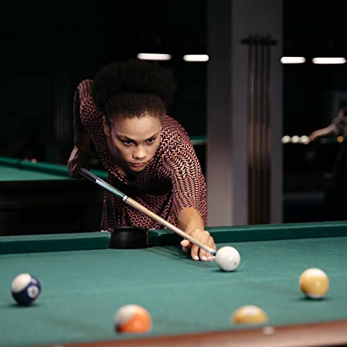 Horse Pool Stick Set of 4, 58 Inch 18-21 oz Pool Cues Sticks Set, Canadian Maple Wood, Leather Wrap Handle, with Chalk, Gloves, Billiards Pools Accessories for Adults, Professional Players, Bar, Home