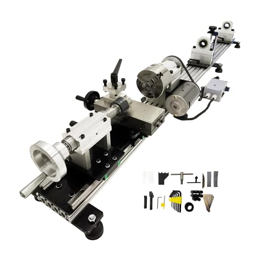 110V Billiard Cue Repair Machine, Pool Cue Lathe Repair Machine Single Track Multi-Function Snooker Cue Fixing Kit 0-2000rpm for Hall/Home/Club 450W