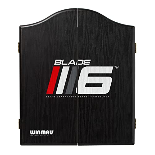 WINMAU Blade 6 Design Deluxe Dartboard Cabinet - style: Winmau