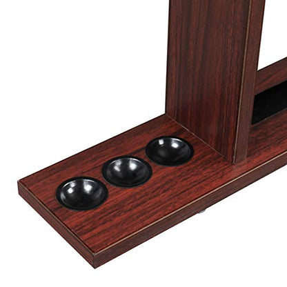 Thxbyebye 76X11X77.5cm Wall Cue Rack, Pool Cue Stick Holder, Improved Direct Wall Mounting Cue Rack Only (Cues, Balls and Ball Rack not Included)
