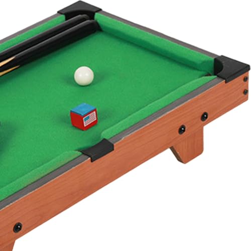 Kids Pool Table Set with Balls Chalk Triangle Rack for Office Desk Use Children Adults