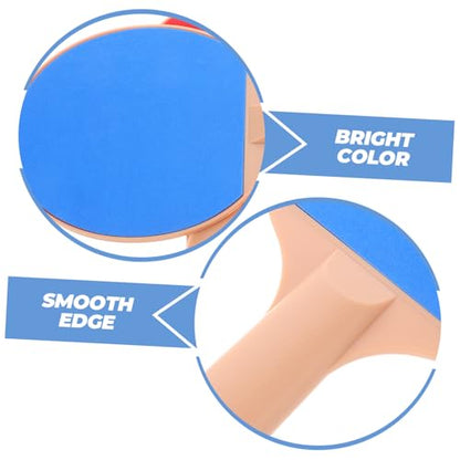 1 Set Outdoor Table Tennis Paddle Set Durable Rackets with Comfortable Grip Elastic Pong Balls for Competitive Play and Recreation